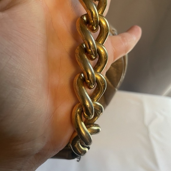 Marc Jacobs Camila Leather Quilted Patchwork Shoulder Bag Purse Italy Gold - Picture 13 of 16